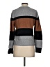 360 Sweater Color Block Brown Pullover Sweater Size XS - photo 2