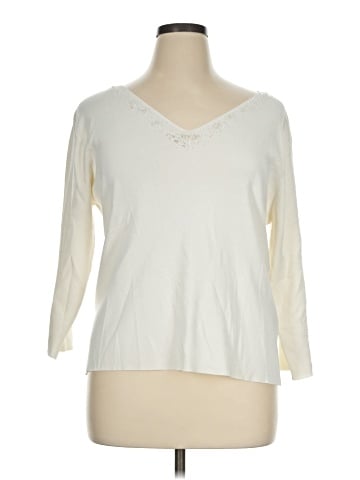 Coldwater Creek 3/4 Sleeve Top (view 1)