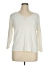 Coldwater Creek Ivory 3/4 Sleeve Top Size XL - photo 1