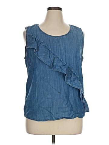 Market and Spruce Sleeveless Blouse (view 1)