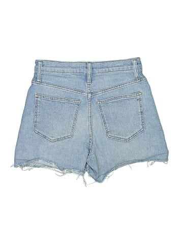 Madewell High-Rise Denim Shorts in Watt Wash: Summerweight Edition (view 2)