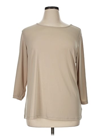 Susan Graver 3/4 Sleeve T-Shirt (view 1)