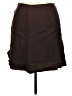 Talbots 100% Linen Brown Casual Skirt Size 16 - photo 1