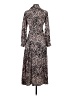 Topshop 100% Polyester Animal Print Brown Casual Dress Size 2 - photo 2