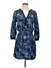 Parker 100% Polyester Blue Casual Dress Size S - photo 1