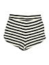 H&M 100% Cotton Stripes Ivory Shorts Size XS - photo 2