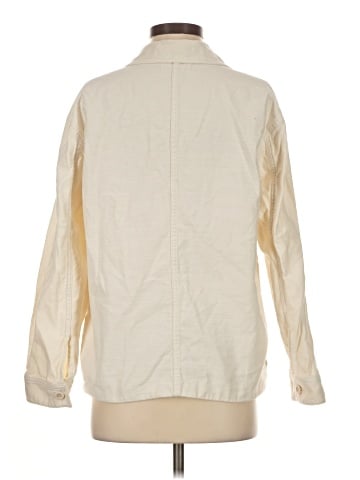 Madewell Drakefield Shirt-Jacket in Ecru (view 2)