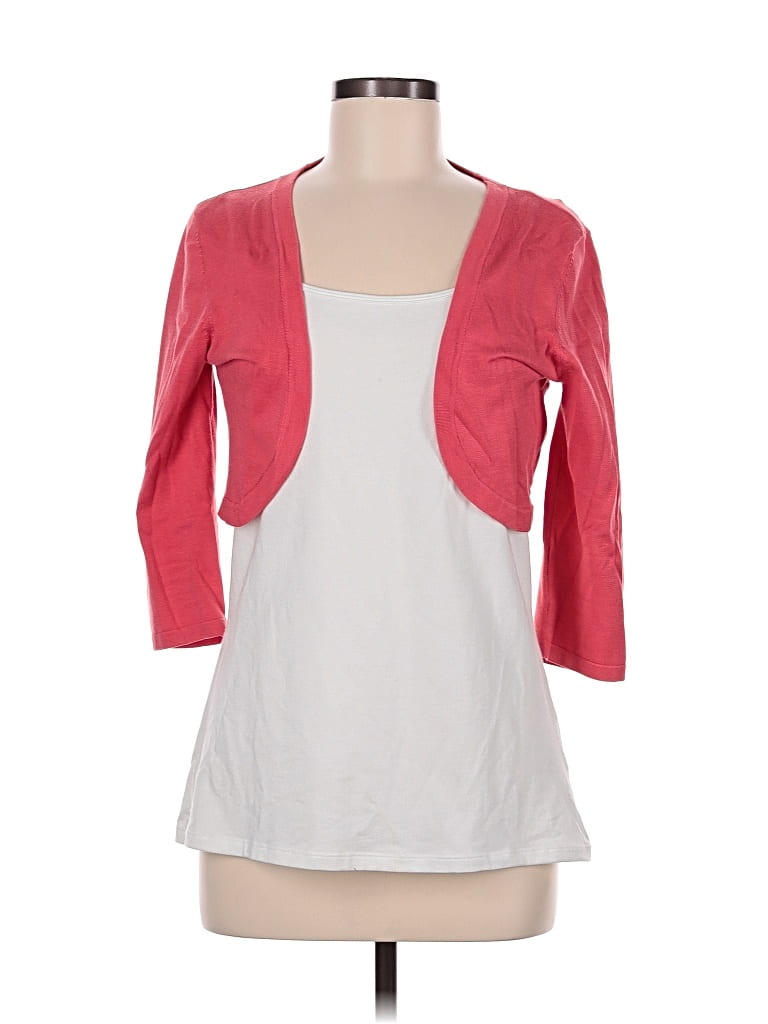 Pre-owned Talbots Cardigan Sweater In Pink