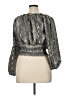 MICHAEL Michael Kors 100% Silk Silver 3/4 Sleeve Silk Top Size XL - photo 2