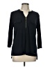 Ellen Tracy Black 3/4 Sleeve Top Size L - photo 1