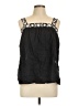 Mimi Chica 100% Cotton Black Tank Top Size L - photo 1