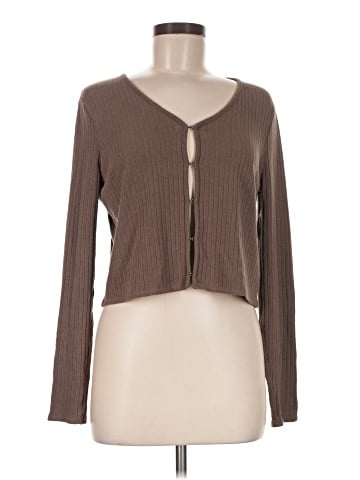 Madewell Ribbed Crop Cardigan (view 1)