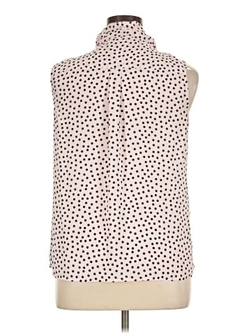 Karl Lagerfeld Paris Sleeveless Button-Down Shirt (view 2)