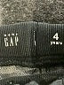 Baby Gap 100% Cotton Gray Jeans Size 4 - photo 3