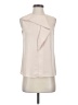 Zara Basic 100% Polyester Ivory Sleeveless Blouse Size S - photo 1