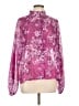Umgee Pink Long Sleeve Blouse Size L - photo 1