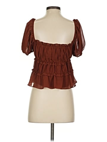 ASTR The Label Short Sleeve Blouse (view 2)