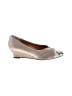 J. Renee Silver Ivory Wedges Size 8 - photo 1