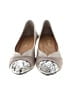 J. Renee Silver Ivory Wedges Size 8 - photo 2