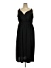 Avenue Solid Black Casual Dress Size 22 Plus - photo 1