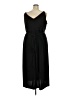 Avenue Solid Black Casual Dress Size 22 Plus - photo 2
