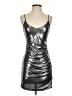 Forever 21 Metallic Silver Cocktail Dress Size S - photo 1