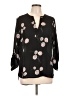 Daniel Rainn 100% Polyester Black 3/4 Sleeve Blouse Size L - photo 1