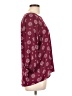 Papermoon 100% Polyester Burgundy 3/4 Sleeve Blouse Size L - photo 4