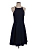 Soprano Solid Blue Casual Dress Size S - photo 1