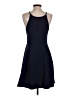 Soprano Solid Blue Casual Dress Size S - photo 2