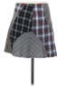 Poleci Plaid Gray Casual Skirt Size 2 - photo 2