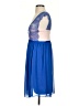 ASOS 100% Polyester Blue Cocktail Dress Size 2 - photo 5