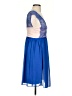 ASOS 100% Polyester Blue Cocktail Dress Size 2 - photo 4