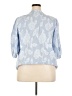 Nine West Blue 3/4 Sleeve Blouse Size 2X - photo 2