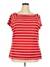 Torrid Red Short Sleeve Top Size 4X Plus (4) - photo 1