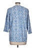 Blair Blue 3/4 Sleeve Blouse Size L - photo 2