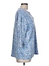 Blair Blue 3/4 Sleeve Blouse Size L - photo 4