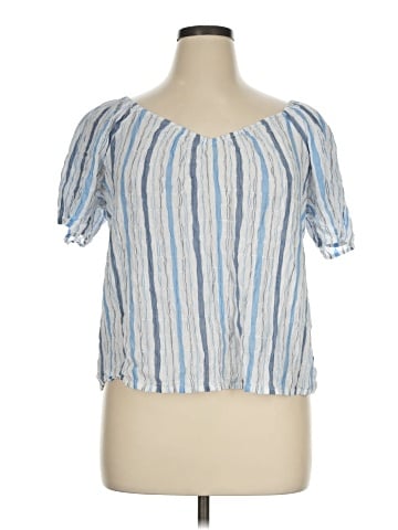 Ann Taylor LOFT Short Sleeve Blouse (view 1)