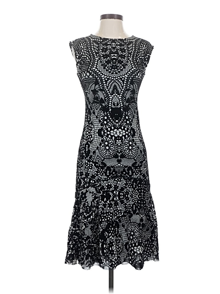 Pre-owned Fuzzi Cocktail Dress In Gray