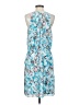 Rebecca Taylor Print Blue Casual Dress Size 4 - photo 2