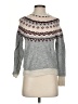 Halogen Chevron-herringbone Gray Pullover Sweater Size S - photo 1