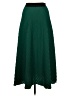 Maje 100% Polyester Chevron-herringbone Green Formal Skirt Size Med (2) - photo 2
