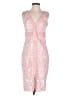 Bardot 100% Polyester Floral Pink Casual Dress Size 6 - photo 1