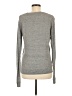 Ann Taylor LOFT 100% Cotton Gray Pullover Sweater Size M - photo 2