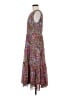 J.Crew 100% Polyester Paisley Purple Casual Dress Size M (tall) - photo 5