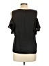 Sioni 100% Polyester Black Short Sleeve Top Size L - photo 2