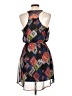 Eyeshadow 100% Polyester Print Black Casual Dress Size L - photo 2
