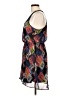 Eyeshadow 100% Polyester Print Black Casual Dress Size L - photo 5
