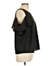 Sioni 100% Polyester Black Short Sleeve Top Size L - photo 4