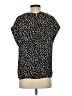 Express 100% Polyester Black Short Sleeve Blouse Size XS - photo 2
